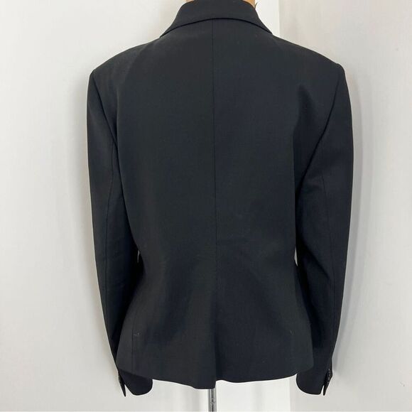 TAGLIATORE Black Virgin Wool Blazer Jacket size 46/S (410) - Picture 6 of 8